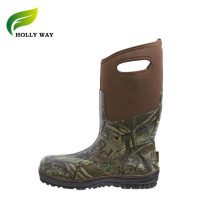 Hot Selling Camo Neoprene Rubber Mid Calf Hunting Boots for Women